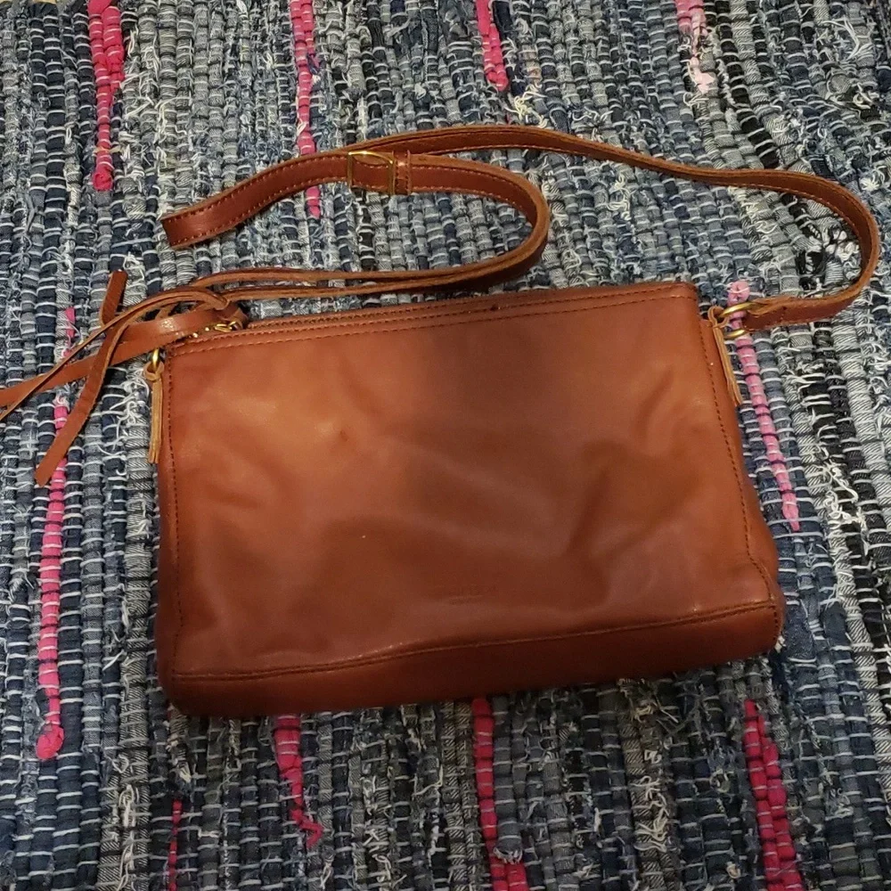 Margot Brown Leather Purse - Picture 1 of 10